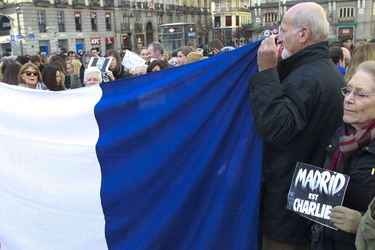 Charlie Hebdo Demonstration, Madrid