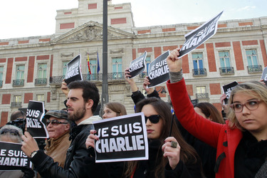 Charlie Hebdo Demonstration, Madrid