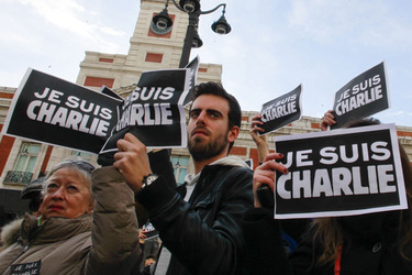 Charlie Hebdo Demonstration, Madrid
