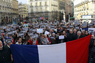 Charlie Hebdo Demonstration, Madrid