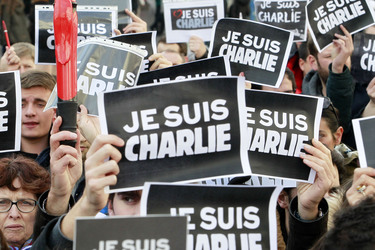 Charlie Hebdo Demonstration, Madrid