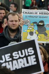 Charlie Hebdo Demonstration, Madrid