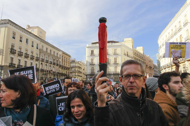Charlie Hebdo Demonstration, Madrid