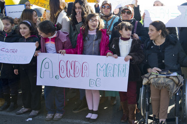 Charlie Hebdo Demonstration, Madrid