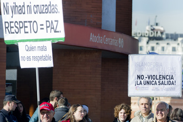 Charlie Hebdo Demonstration, Madrid