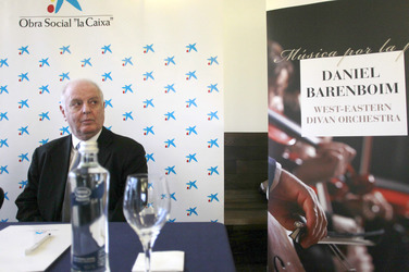 Daniel Barenboim Pressekonferenz, Madrid