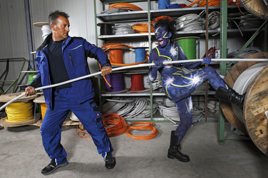 Elektriker / Electrician Bodypainting