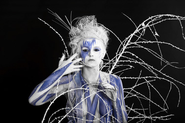 Eiskönigin / Ice Queen Body Painting