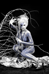 Eiskönigin / Ice Queen Body Painting