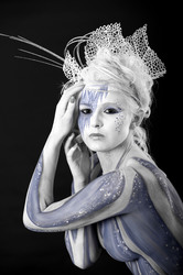 Eiskönigin / Ice Queen Body Painting