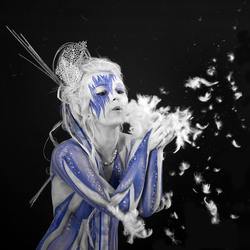 Eiskönigin / Ice Queen Body Painting