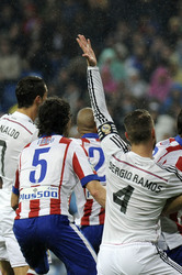 Copa del Rey Match Atletico Madrid vs. Real Madrid, Madrid