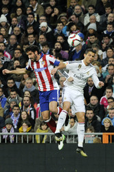 Copa del Rey Match Atletico Madrid vs. Real Madrid, Madrid