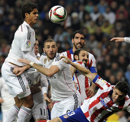 Copa del Rey Match Atletico Madrid vs. Real Madrid, Madrid