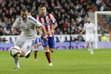 Copa del Rey Match Atletico Madrid vs. Real Madrid, Madrid