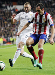 Copa del Rey Match Atletico Madrid vs. Real Madrid, Madrid