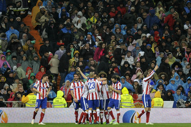 Copa del Rey Match Atletico Madrid vs. Real Madrid, Madrid