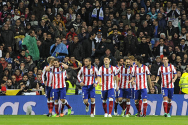 Copa del Rey Match Atletico Madrid vs. Real Madrid, Madrid
