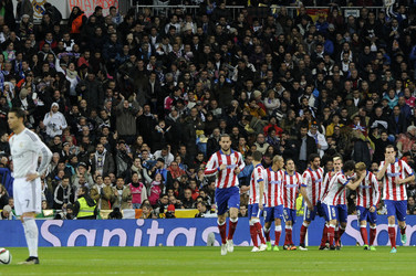 Copa del Rey Match Atletico Madrid vs. Real Madrid, Madrid