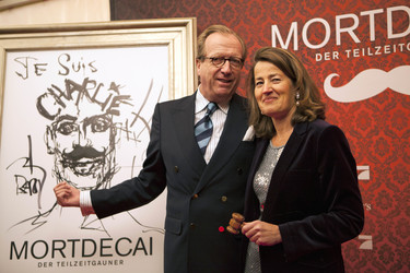 'Mortdecai - Der Teilzeitgauner' Charity Auktion, München