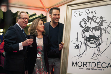 'Mortdecai - Der Teilzeitgauner' Charity Auktion, München