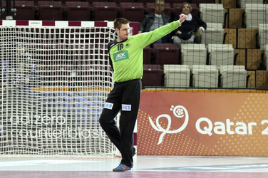 Handball WM-Match Deutschland gegen Argentinien, Daho