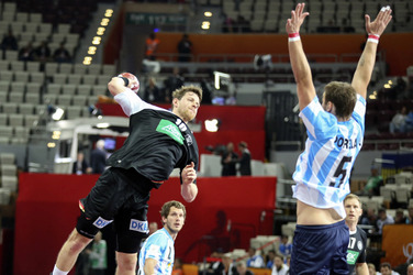 Handball WM-Match Deutschland gegen Argentinien, Daho