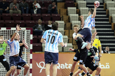 Handball WM-Match Deutschland gegen Argentinien, Daho