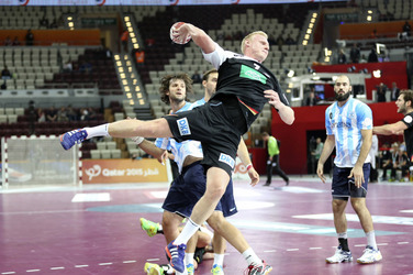 Handball WM-Match Deutschland gegen Argentinien, Daho