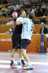 Handball WM-Match Deutschland gegen Argentinien, Daho