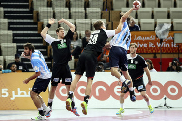 Handball WM-Match Deutschland gegen Argentinien, Daho
