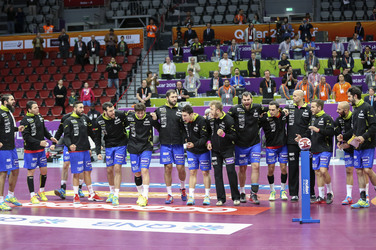 Handball WM-Match Spanien gegen Slowenien, Daho
