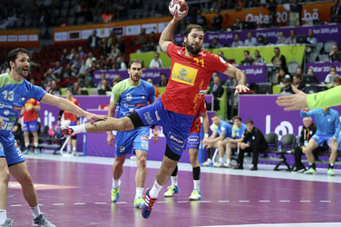 Handball WM-Match Spanien gegen Slowenien, Daho
