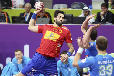 Handball WM-Match Spanien gegen Slowenien, Daho