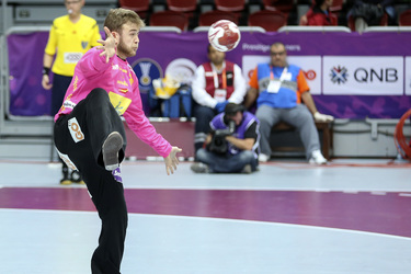 Handball WM-Match Spanien gegen Slowenien, Daho