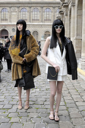 Street Style at Lanvin Men's Wear Fashion Show, Haute Couture Fashion Week Paris