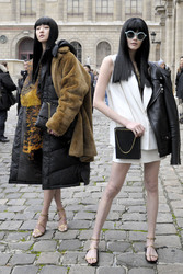Street Style at Lanvin Men's Wear Fashion Show, Haute Couture Fashion Week Paris