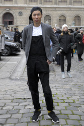 Street Style at Lanvin Men's Wear Fashion Show, Haute Couture Fashion Week Paris