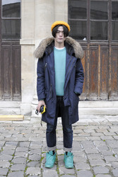 Street Style at Lanvin Men's Wear Fashion Show, Haute Couture Fashion Week Paris