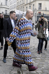 Street Style at Lanvin Men's Wear Fashion Show, Haute Couture Fashion Week Paris