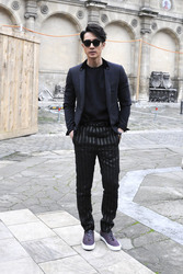Street Style at Lanvin Men's Wear Fashion Show, Haute Couture Fashion Week Paris
