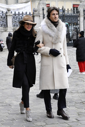 Street Style at Lanvin Men's Wear Fashion Show, Haute Couture Fashion Week Paris