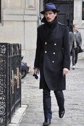 Street Style at Lanvin Men's Wear Fashion Show, Haute Couture Fashion Week Paris