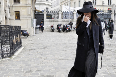 Street Style at Lanvin Men's Wear Fashion Show, Haute Couture Fashion Week Paris