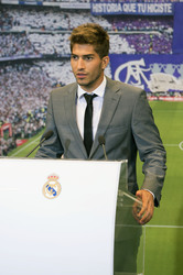 Präsentation von Lucas Silva als neuer Spieler von Real Madrid