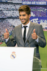 Präsentation von Lucas Silva als neuer Spieler von Real Madrid