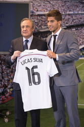 Präsentation von Lucas Silva als neuer Spieler von Real Madrid