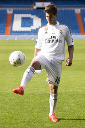 Präsentation von Lucas Silva als neuer Spieler von Real Madrid