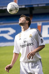 Präsentation von Lucas Silva als neuer Spieler von Real Madrid