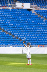 Präsentation von Lucas Silva als neuer Spieler von Real Madrid